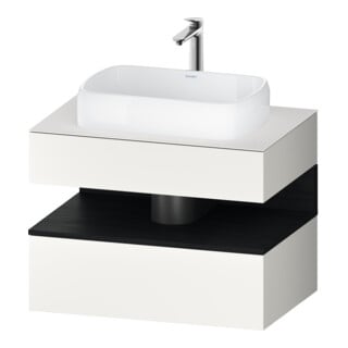 Duravit Waschtischunterschrank Qatego 80x55x60cm, E sw/we m, Pl, Nischenb