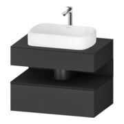 Duravit Waschtischunterschrank Qatego 80x55x60cm, gra m/Gr m, Pl, 1 Schubkast.