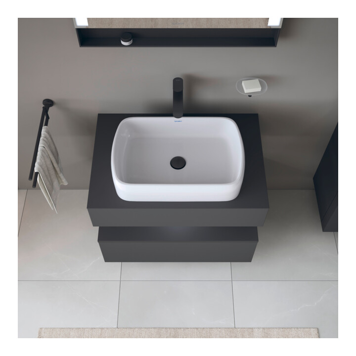 Duravit Waschtischunterschrank Qatego 80x55x60cm, gra m, Konsolenpl., Nischenb
