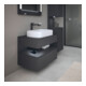 Duravit Waschtischunterschrank Qatego 80x55x60cm, gra m, Konsolenpl., Nischenb