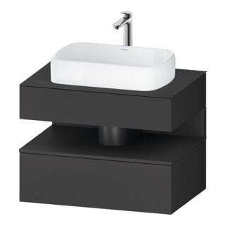 Duravit Waschtischunterschrank Qatego 80x55x60cm, gra m, Pl, 1 Schubkast.