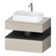 Duravit Waschtischunterschrank Qatego 80x55x60cm, gra m/ta m, Pl, 1 Schubkast.-1