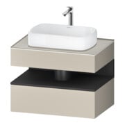 Duravit Waschtischunterschrank Qatego 80x55x60cm, gra m/ta m, Pl, 1 Schubkast.-1