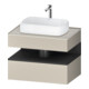 Duravit Waschtischunterschrank Qatego 80x55x60cm, gra m/ta m, Pl, Nischenb-1