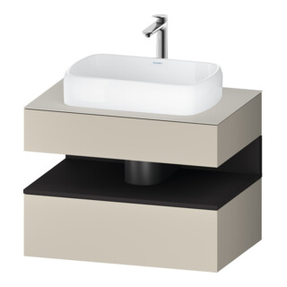 Duravit Waschtischunterschrank Qatego 80x55x60cm, gra m/ta m, Pl, Nischenb
