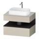 Duravit Waschtischunterschrank Qatego 80x55x60cm, gra m/ta m, Pl, Nischenb-1