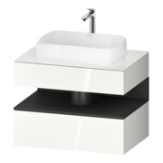 Duravit Waschtischunterschrank Qatego 80x55x60cm, gra m/we g, Pl, Nischenb