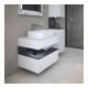 Duravit Waschtischunterschrank Qatego 80x55x60cm, gra m/we m, Pl, Nischenb-2