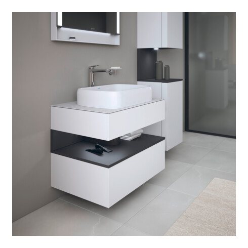 Duravit Waschtischunterschrank Qatego 80x55x60cm, gra m/we m, Pl, Nischenb