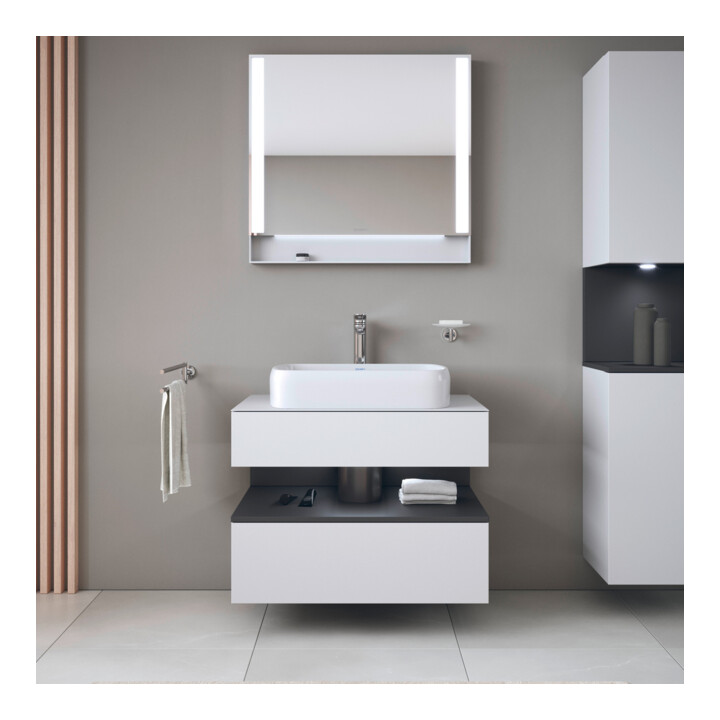 Duravit Waschtischunterschrank Qatego 80x55x60cm, gra m/we m, Pl, Nischenb