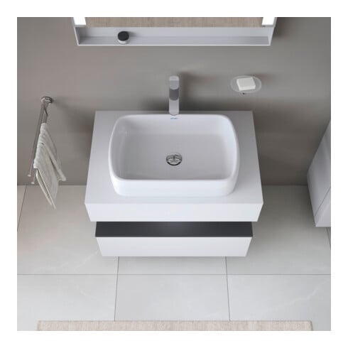 Duravit Waschtischunterschrank Qatego 80x55x60cm, gra m/we m, Pl, Nischenb