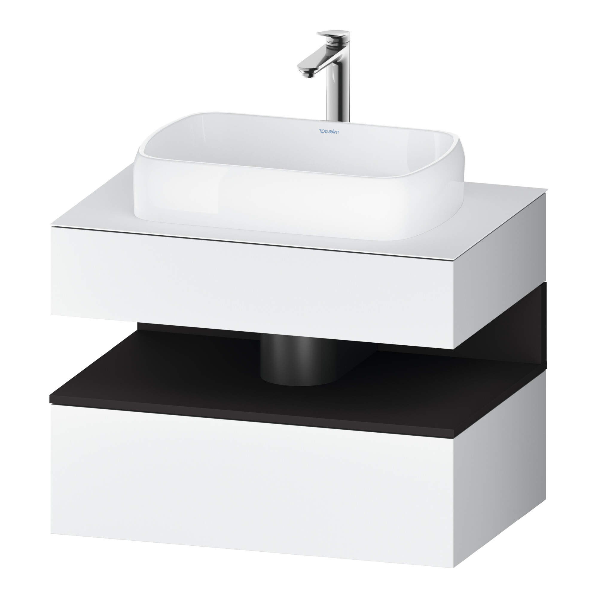 Duravit Waschtischunterschrank Qatego 80x55x60cm, gra m/we m, Pl, Nischenb