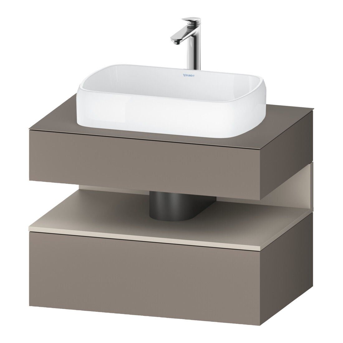 Duravit Waschtischunterschrank Qatego 80x55x60cm, T m/ba m, Pl, Nischenb