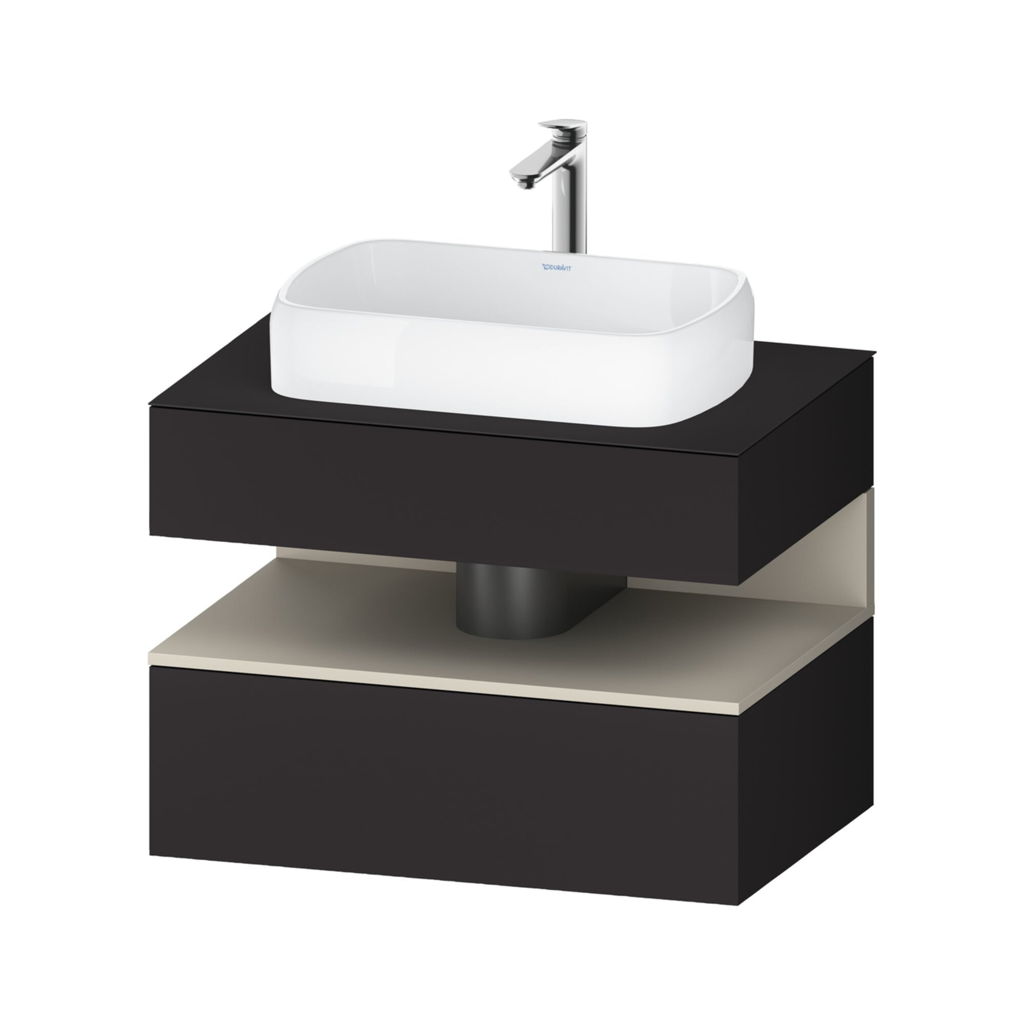 Duravit Waschtischunterschrank Qatego 80x55x60cm, T m/Gr m, Pl, 1 Schubkast.