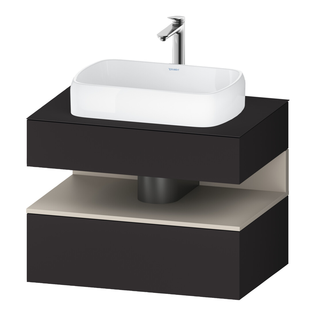 Duravit Waschtischunterschrank Qatego 80x55x60cm, T m/Gr m, Pl, Nischenb