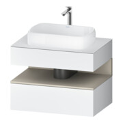 Duravit Waschtischunterschrank Qatego 80x55x60cm, T m/we m, Pl, Nischenb
