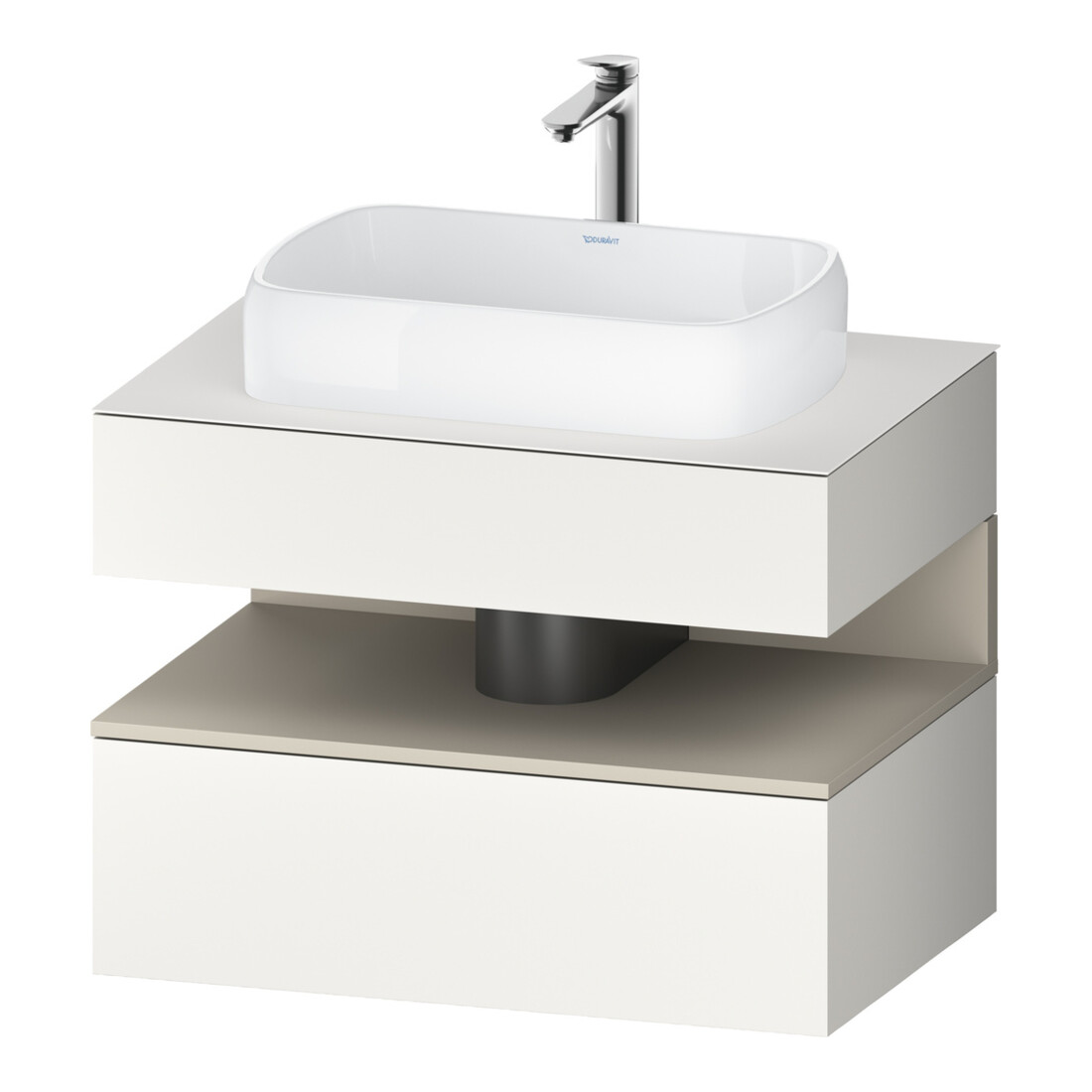 Duravit Waschtischunterschrank Qatego 80x55x60cm, T m/we m, Pl, Nischenb