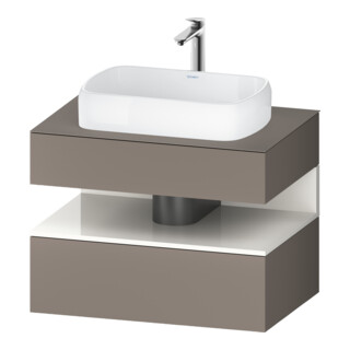 Duravit Waschtischunterschrank Qatego 80x55x60cm, w g/b m, Pl, 1 Schubkast.