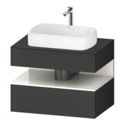 Duravit Waschtischunterschrank Qatego 80x55x60cm, w g/Gra m, Pl, 1 Schubkast.