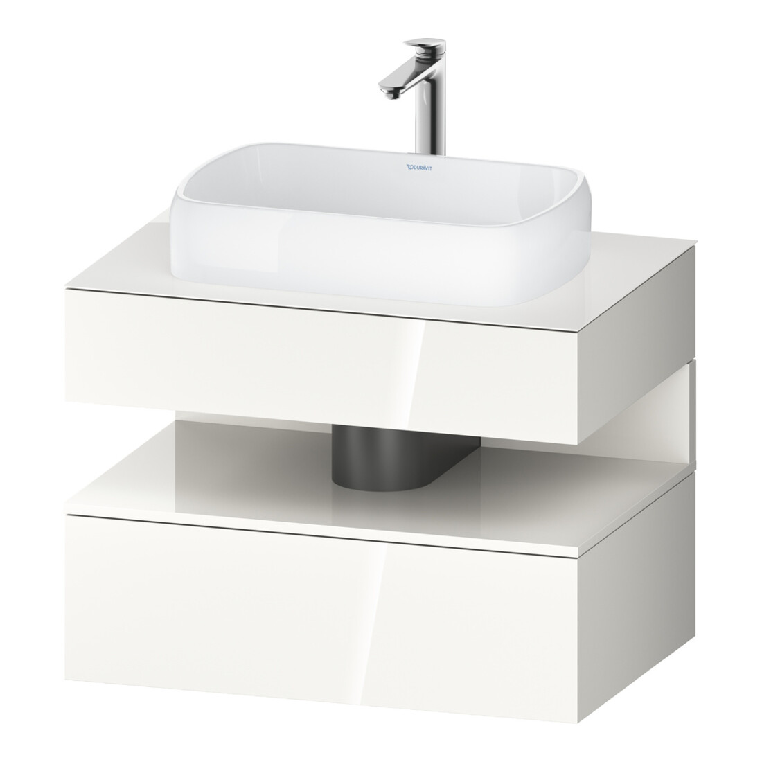 Duravit Waschtischunterschrank Qatego 80x55x60cm, w g, Pl, 1 Schubkast.