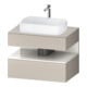 Duravit Waschtischunterschrank Qatego 80x55x60cm, w g/tau m, Pl, 1 Schubkast.-1