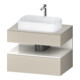Duravit Waschtischunterschrank Qatego 80x55x60cm, w g/tau m, Pl, Nischenb-1