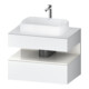 Duravit Waschtischunterschrank Qatego 80x55x60cm, w hgl/we m, Pl, 1 Schubkast.-1