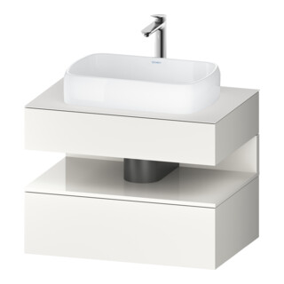 Duravit Waschtischunterschrank Qatego 80x55x60cm, w hgl/we m, Pl, Nischenb