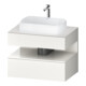 Duravit Waschtischunterschrank Qatego 80x55x60cm, w hgl/we m, Pl, Nischenb-1