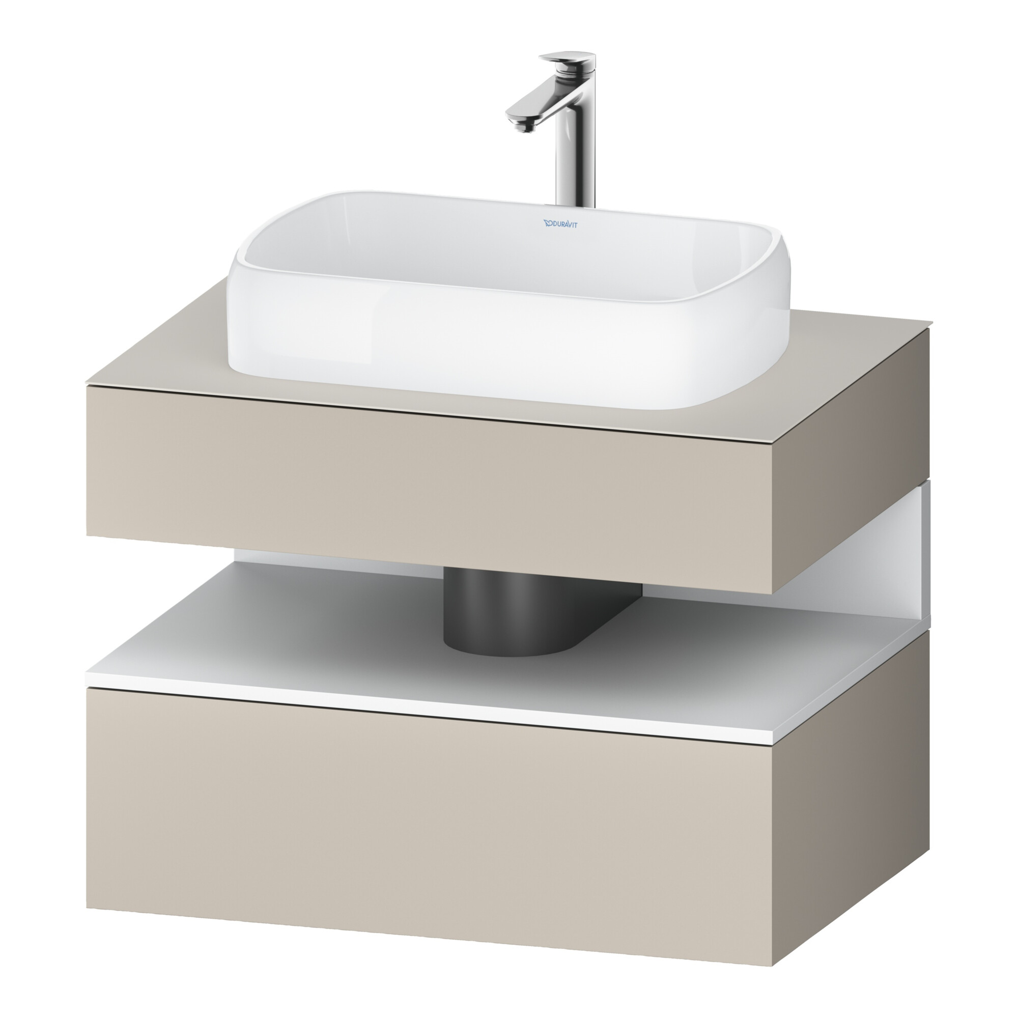 Duravit Waschtischunterschrank Qatego 80x55x60cm, w m/ta m, Pl, 1 Schubkast.