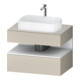 Duravit Waschtischunterschrank Qatego 80x55x60cm, w m/ta m, Pl, Nischenb-1