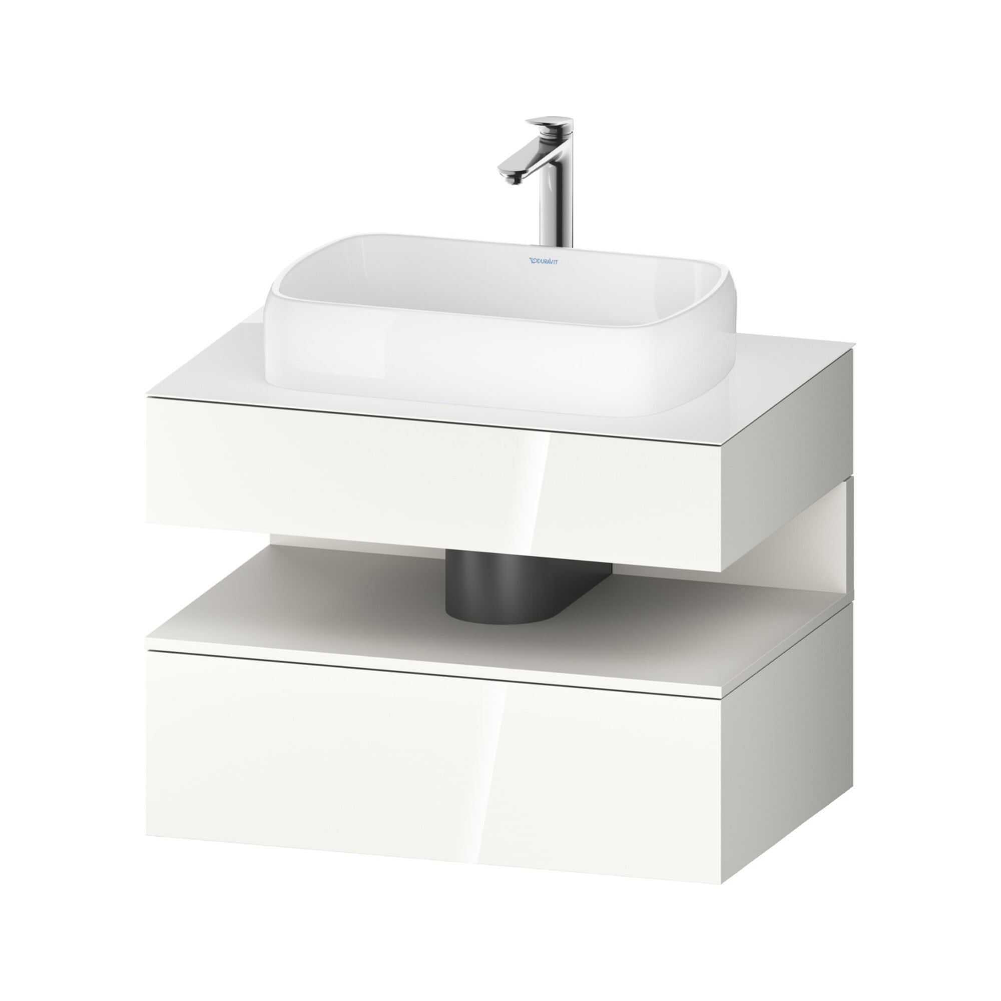 Duravit Waschtischunterschrank Qatego 80x55x60cm, w m/we g, Pl, Nischenb