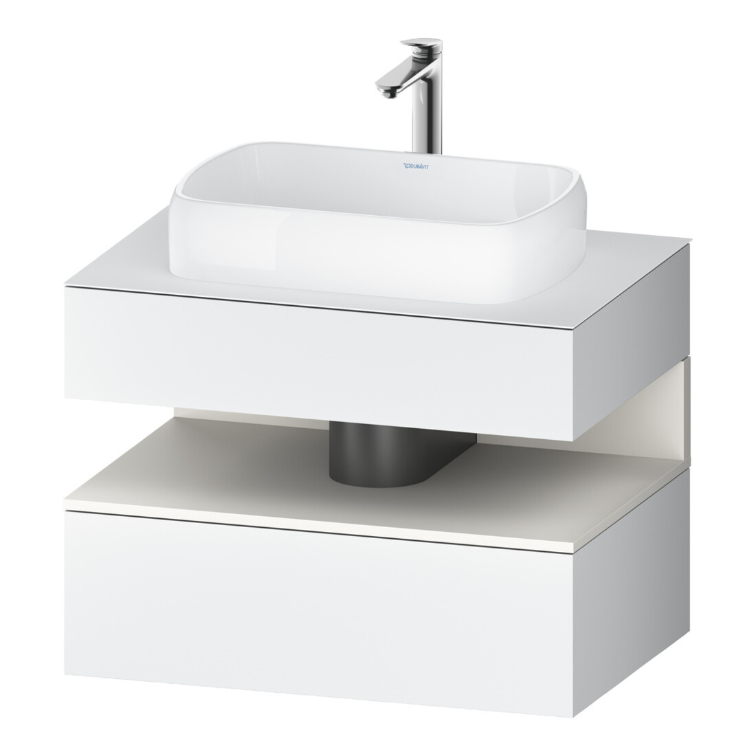 Duravit Waschtischunterschrank Qatego 80x55x60cm, w m/we m, Pl, 1 Schubkast.