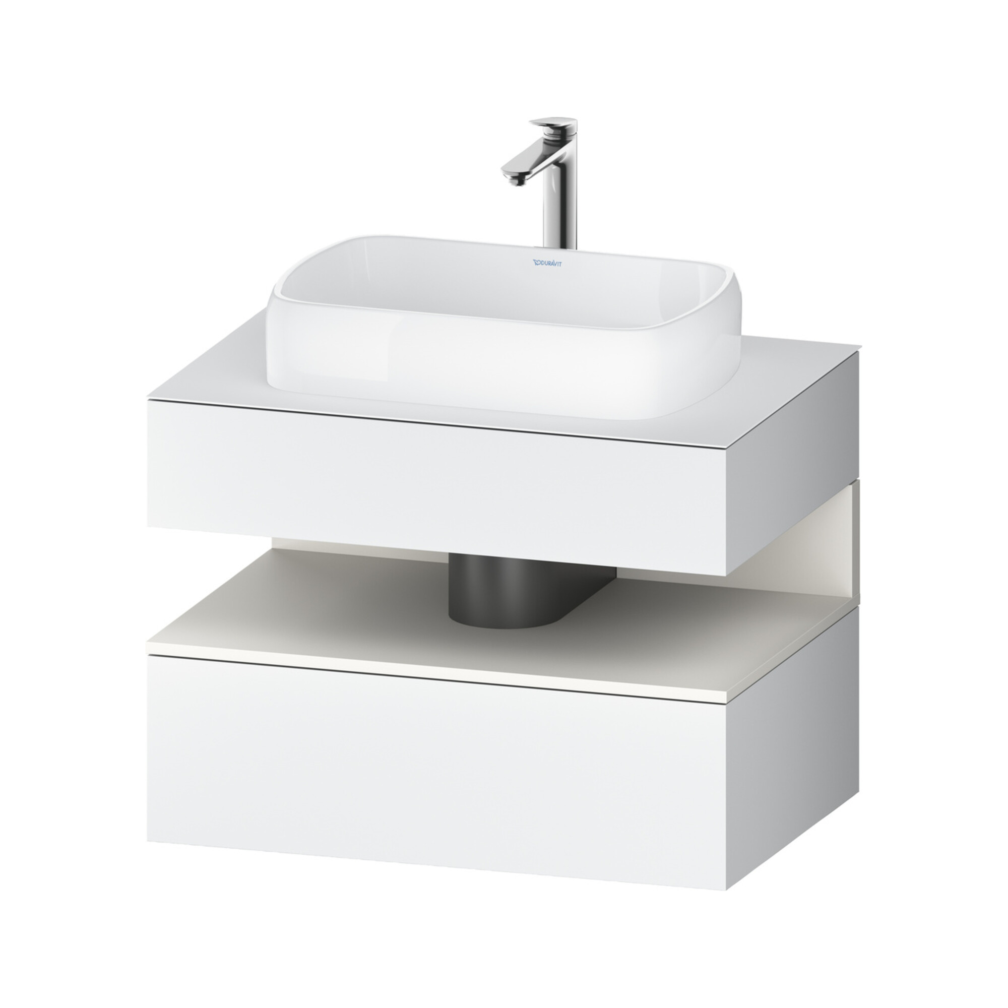 Duravit Waschtischunterschrank Qatego 80x55x60cm, w m/we m, Pl, Nischenb
