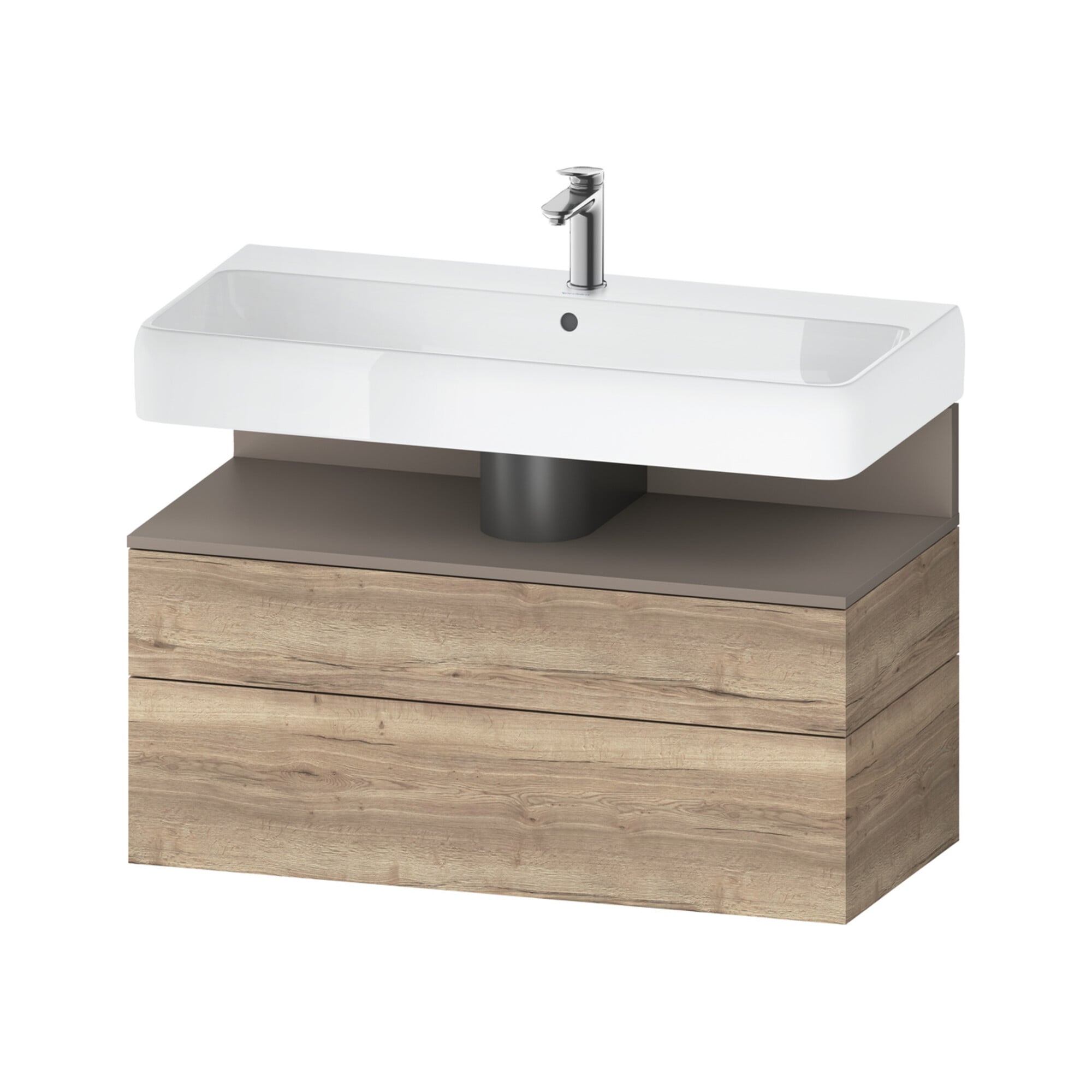 Duravit Waschtischunterschrank Qatego 99x47x59cm, ba m/E ma, 1 Kast, 1 Ausz.