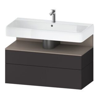 Duravit Waschtischunterschrank Qatego 99x47x59cm, ba m/Gr m, 1 Kast, 1 Ausz.