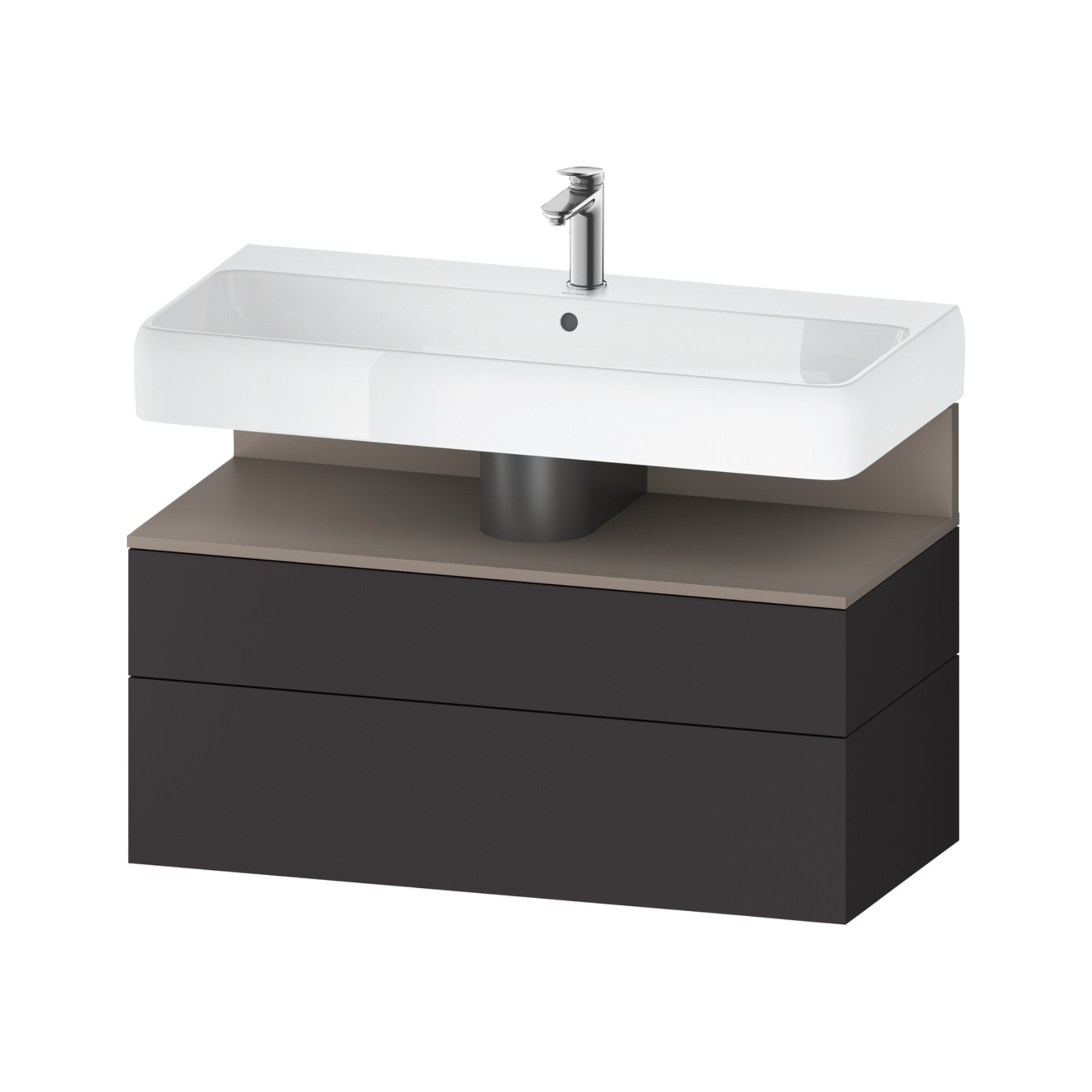 Duravit Waschtischunterschrank Qatego 99x47x59cm, ba m/Gr m, 1 Kast, 1 Ausz.
