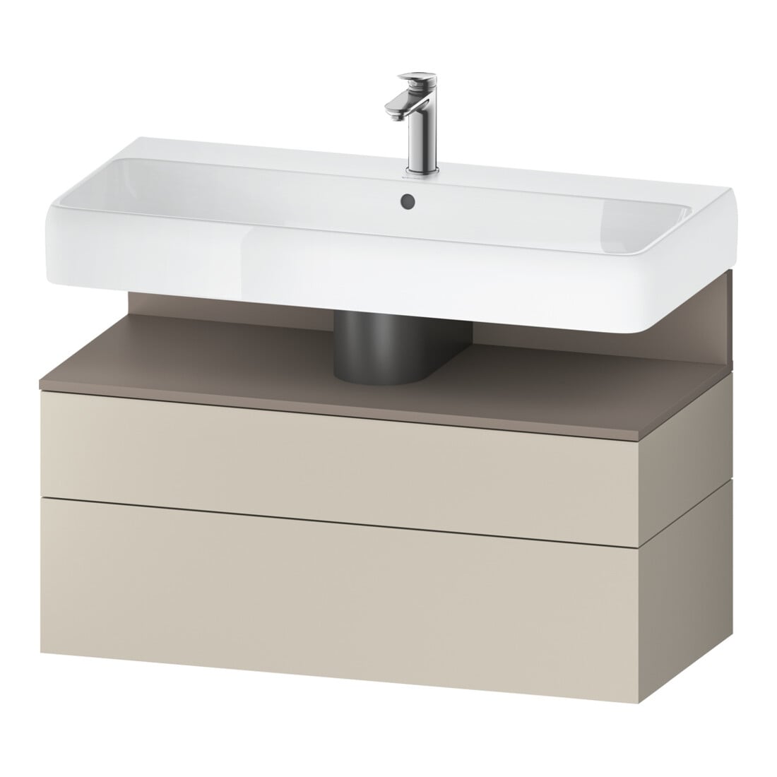 Duravit Waschtischunterschrank Qatego 99x47x59cm, ba m/ta m, 1 Kast, 1 Ausz.