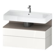 Duravit Waschtischunterschrank Qatego 99x47x59cm, ba m/we g, 1 Kast, 1 Ausz.
