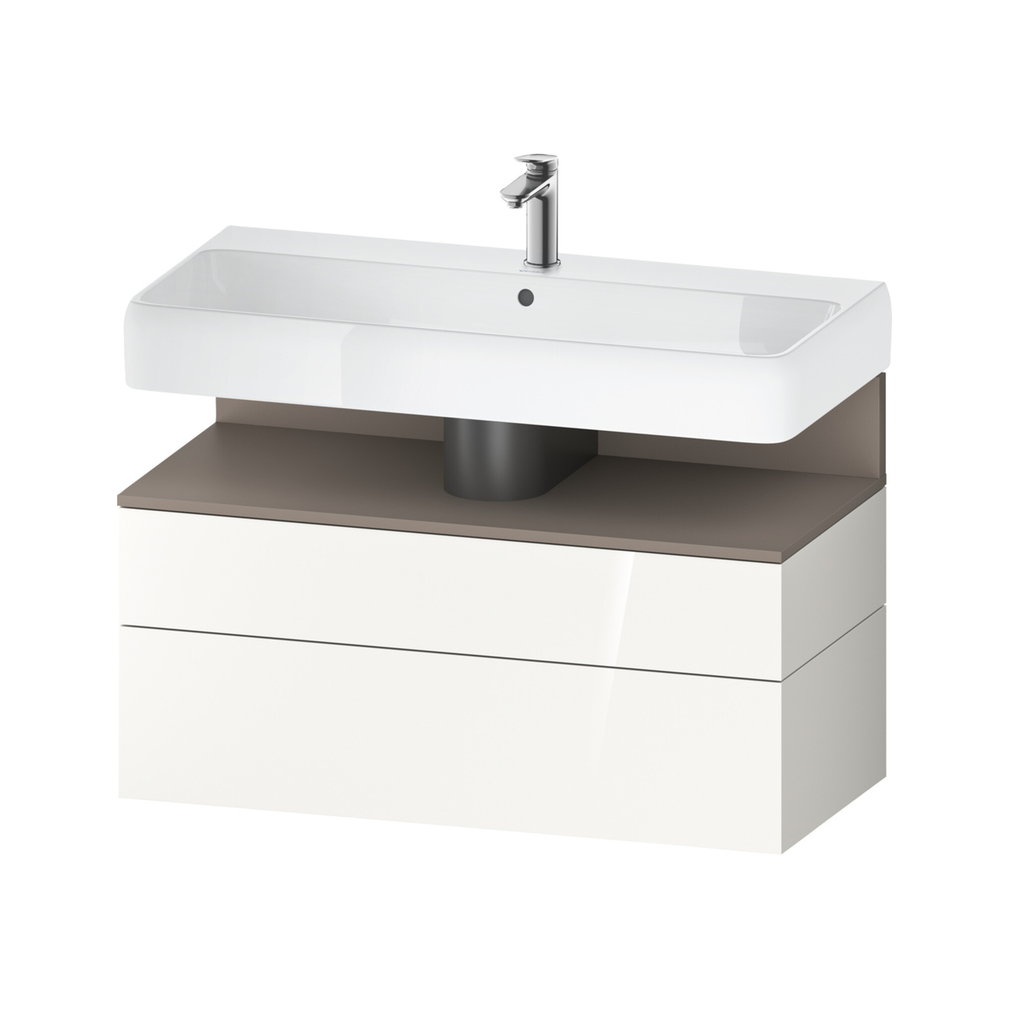 Duravit Waschtischunterschrank Qatego 99x47x59cm, ba m/we g, 1 Kast, 1 Ausz.