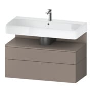 Duravit Waschtischunterschrank Qatego 99x47x59cm, ba ma, 1 Schubkast., 1 Ausz.