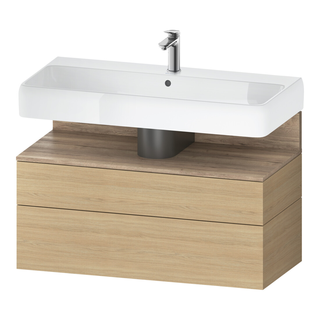 Duravit Waschtischunterschrank Qatego 99x47x59cm, E Ma/E N, 1 Kast, m Nischenb