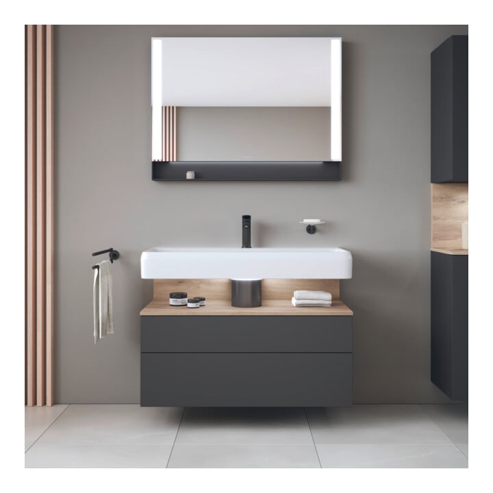 Duravit Waschtischunterschrank Qatego 99x47x59cm, E Ma/Gra m, 1 Kast, m B