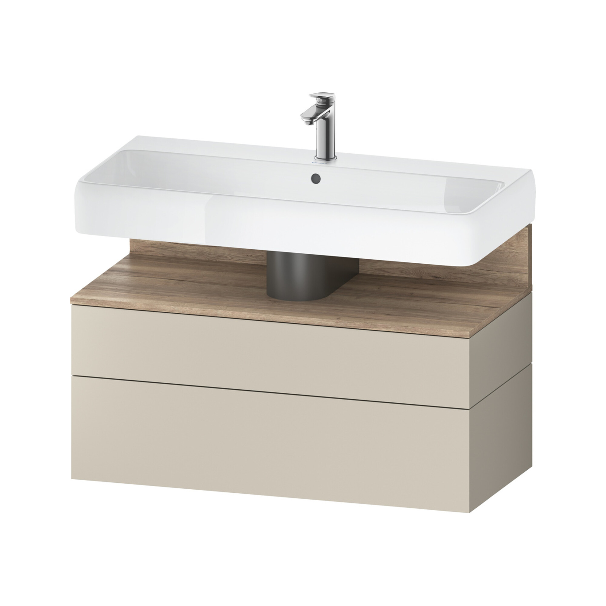 Duravit Waschtischunterschrank Qatego 99x47x59cm, E Ma/t m, 1 Kast, m Nischenb