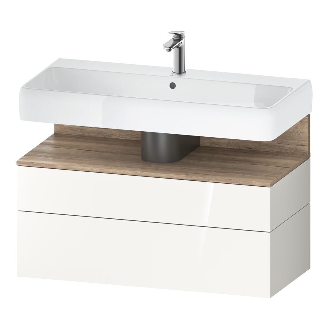 Duravit Waschtischunterschrank Qatego 99x47x59cm, E Ma/w g, 1 Kast, 1 Ausz.