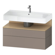 Duravit Waschtischunterschrank Qatego 99x47x59cm, E na/b m, 1 Kast, 1 Ausz.