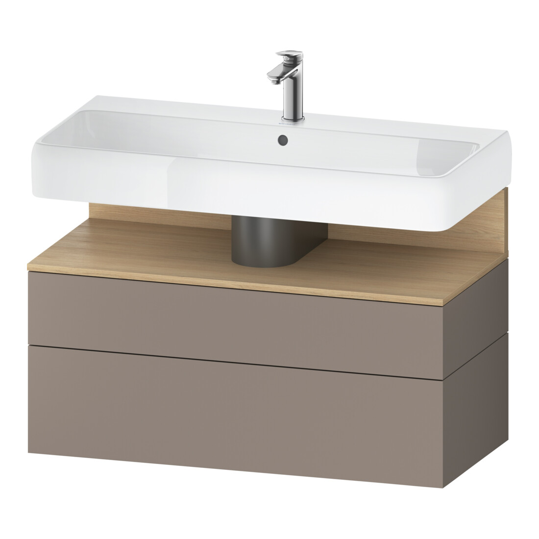 Duravit Waschtischunterschrank Qatego 99x47x59cm, E na/b m, 1 Kast, m Nischenb