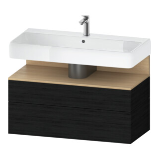 Duravit Waschtischunterschrank Qatego 99x47x59cm, E Na/E s, 1 Kast, 1 Ausz.