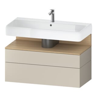 Duravit Waschtischunterschrank Qatego 99x47x59cm, E na/tau m, 1 Kast, 1 Ausz.