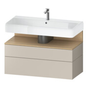 Duravit Waschtischunterschrank Qatego 99x47x59cm, E na/tau m, 1 Kast, m B